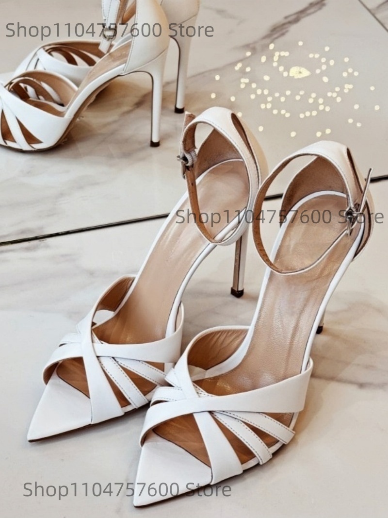 Crossfit Event - Women's Leather Pointed Toe Ankle Strap