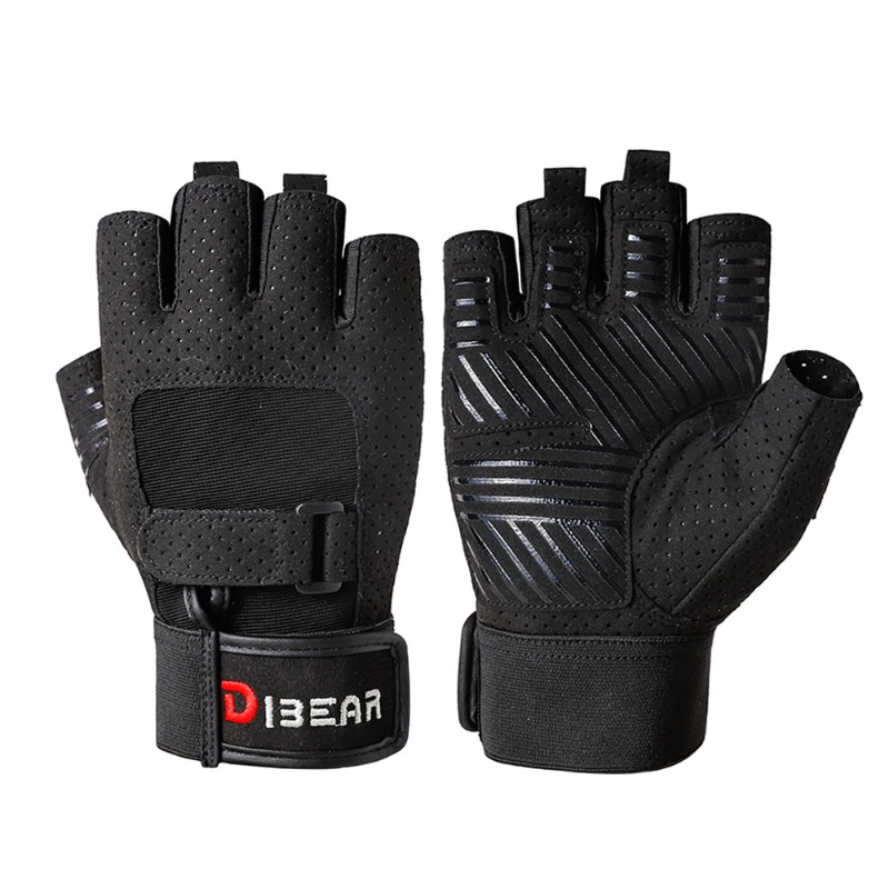 Crossfit G - Bodybuilding Gym Gloves Powerlifting Dumbbell Pull