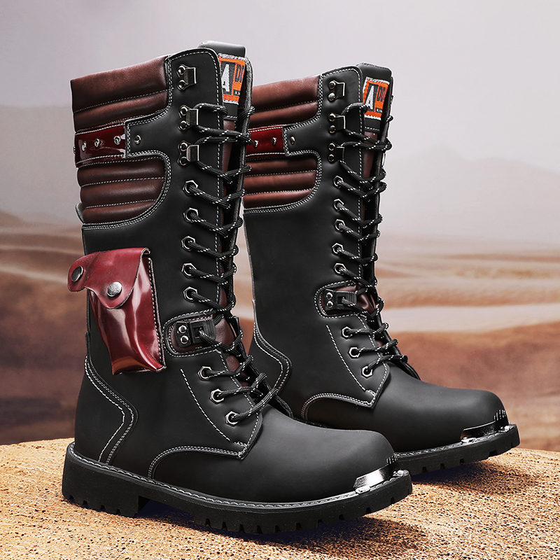 Men's high top motorcycle boot - Crossfit Outdoor ulasan dan harga