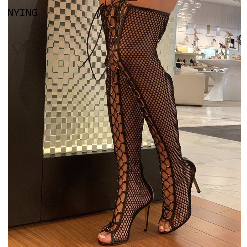 2026 Women Black Fishnet Mesh  - Crossfit Outfit ulasan dan harga