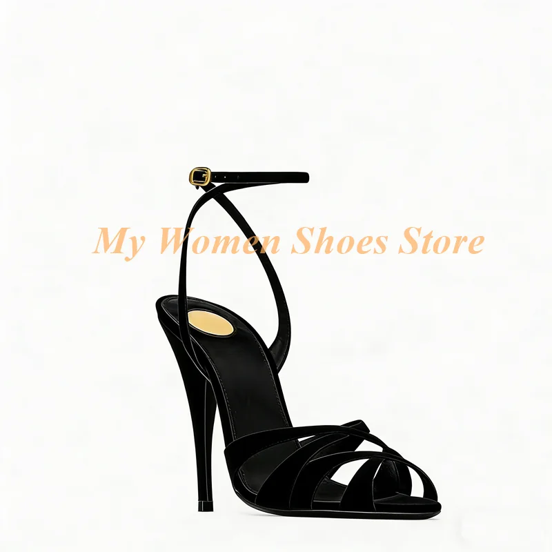 Cross Strap Open Toe Sandals A - Crossfit Outfit ulasan dan harga