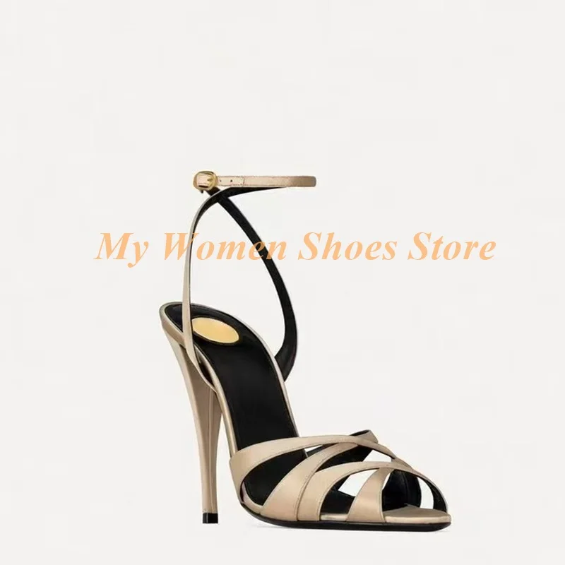 Cross Strap Open Toe Sandals A - Crossfit Outfit ulasan dan harga