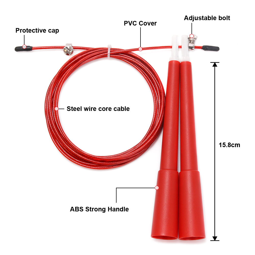Professional PVC Speed Skippin - Crossfit No Equipment ulasan dan harga