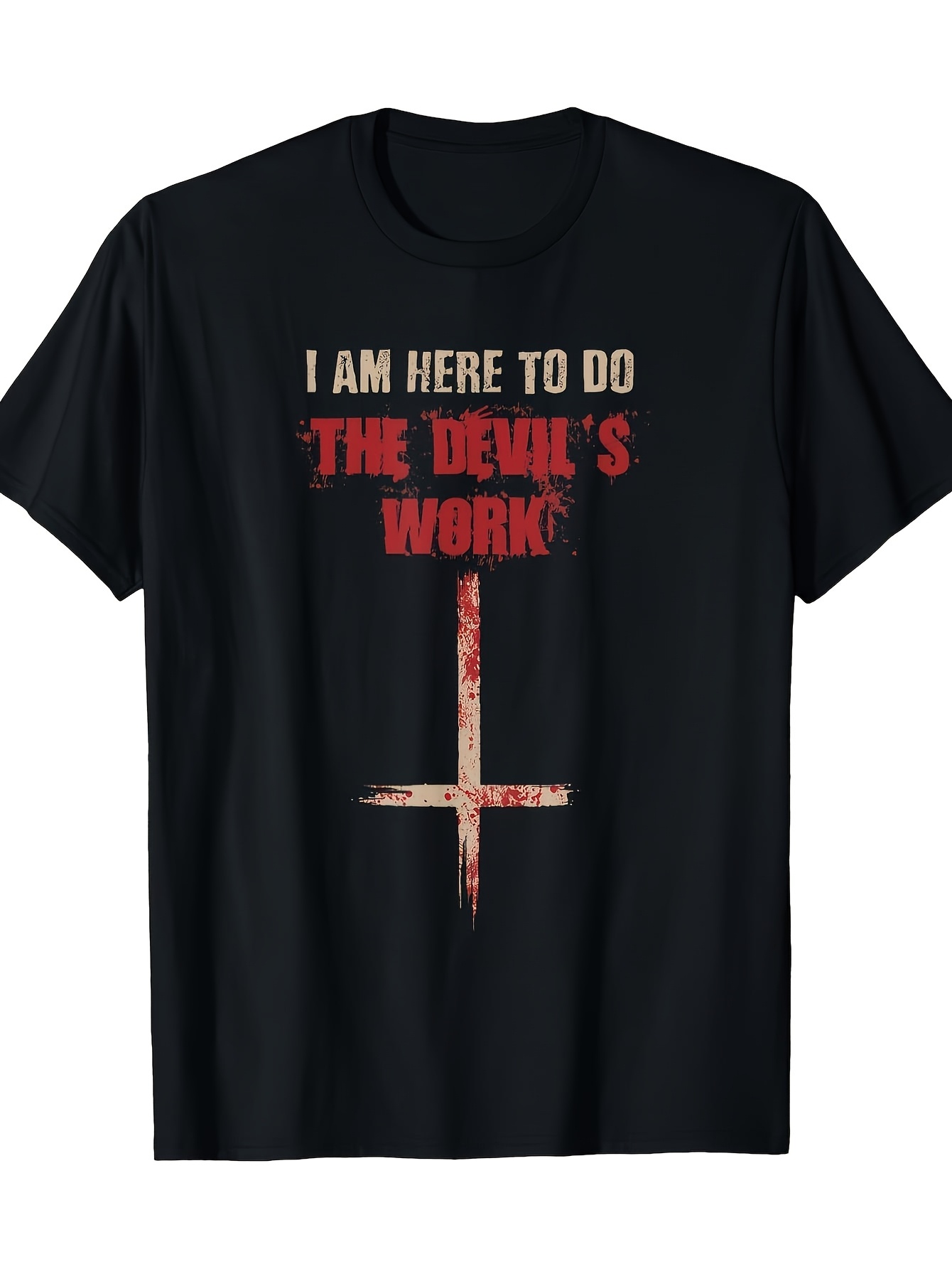 Men's Satanism T-Shirt- Bold R - Crossfit Event ulasan dan harga